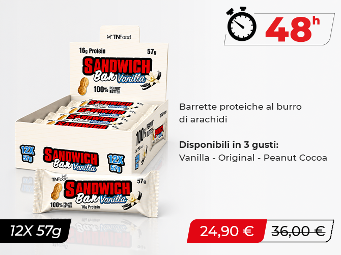 Sandwich Bar 57 g - BOX DA 12 PZ
